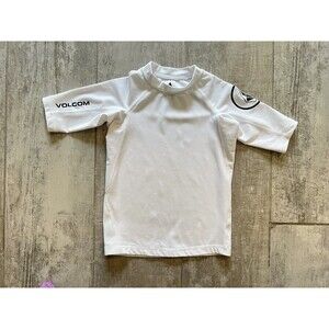 VOLCOM Boy Lido Short Sleeve Rash Guard Toddler Youth Surf Anti UV 50 UPF 50 M 5